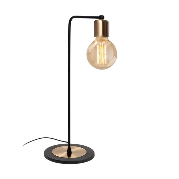Črna/bronasta namizna svetilka (višina 52 cm) Harput – Opviq lights
