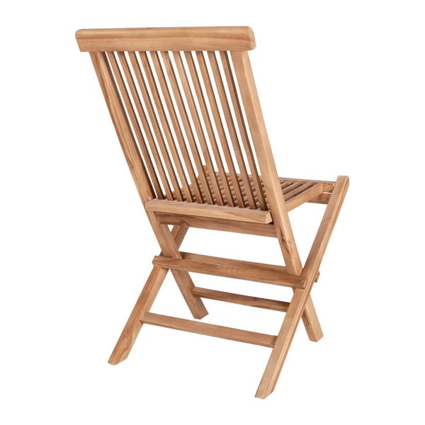 Vrtni stoli iz masivnega lesa v naravni barvi v kompletu 2 ks Toledo – House Nordic-image-4