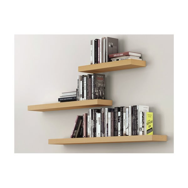 Svetlo rjava polica TemaHome Balda, širina 120 cm-image-4