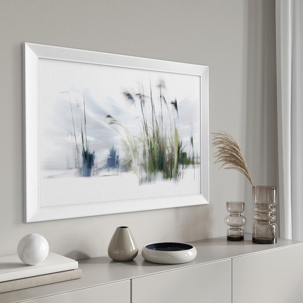 Tiskana slika z okvirjem 56x75 cm Blue Grasses – Styler-image-2