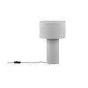 Svetlo siva namizna svetilka (višina 40 cm) Bale – Trio