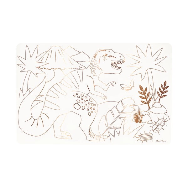 Papirnati pogrinjki v kompletu 8 ks 28x42.5 cm Dinosaurs – Meri Meri-image-4