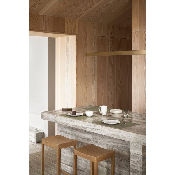 Rjava dekorativna lesena škatla za shranjevanje 11x11x3 cm Square S – LIND DNA-image-1