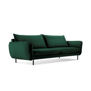 Zelen žameten kavč Cosmopolitan Design Vienna, 230 cm