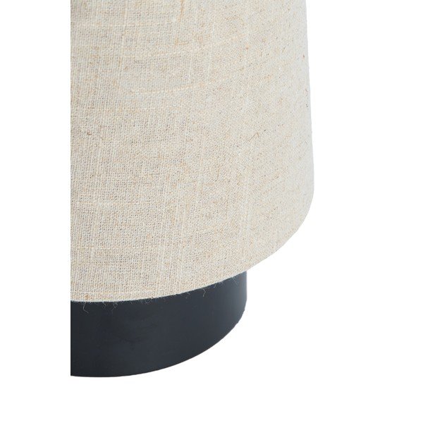 Bež kovinska namizna svetilka s tekstilnim senčilom (višina 42 cm) Howie – Light & Living-image-4