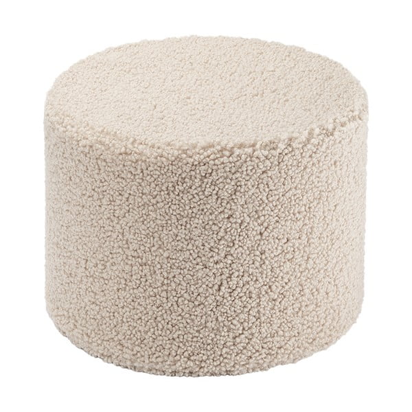 Svetlo rjav otroški tabure iz tkanine bouclé – Wigiwama