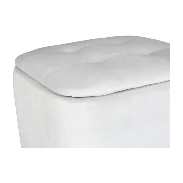 Svetlo siv žameten tabure – Wenko-image-1