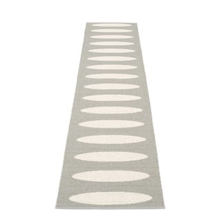 Siv zunanji in notranji tekač 70x300 cm Ella Warm Grey – Pappelina