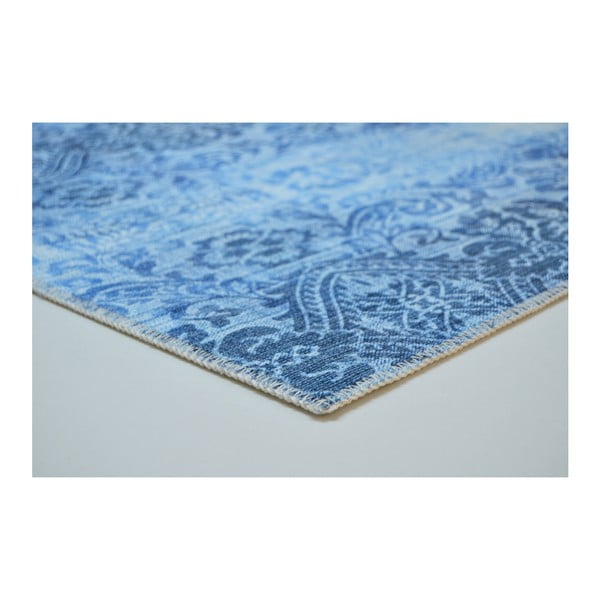 Petrolejsko modra preproga Vitaus Becky, 80 x 150 cm-image-2