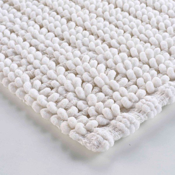 Bela kopalniška preproga 50x80 cm Voltis – douceur d'intérieur-image-3