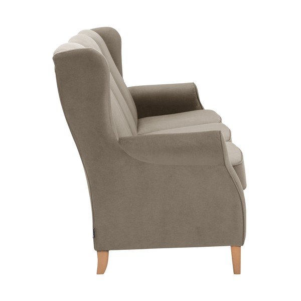 Rjava žametna zofa Max Winzer Lorris, 193 cm-image-4