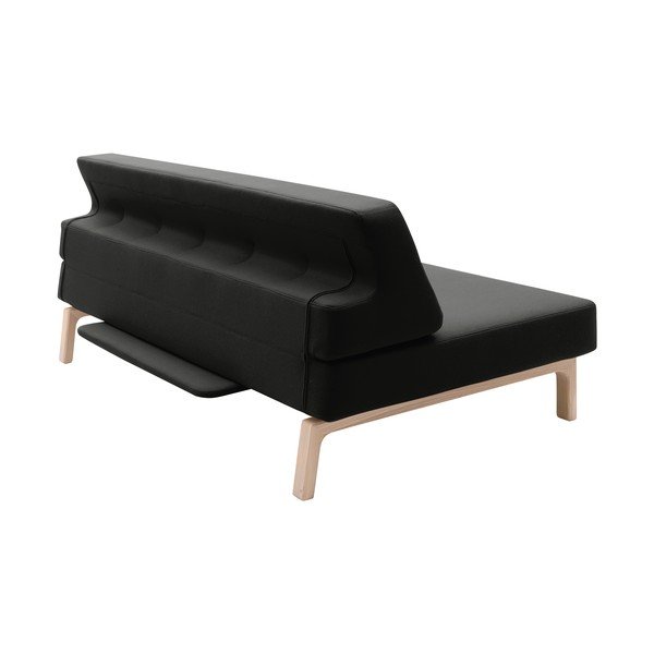 Črn raztegljivi kavč Softline Lazy-image-2