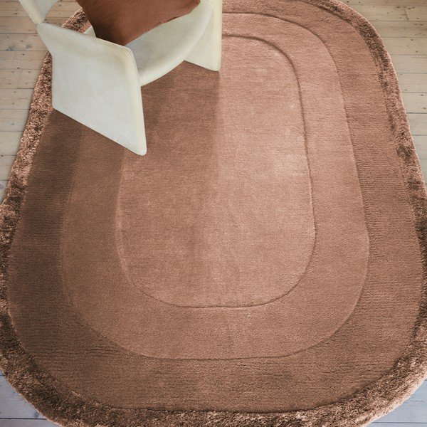 Opečnato oranžna ročno tkana preproga iz mešanice volne 160x230 cm Halo – Asiatic Carpets-image-1