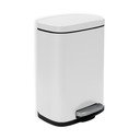 Mat bel jeklen koš za smeti s pedalom 5 l Akira – Spirella