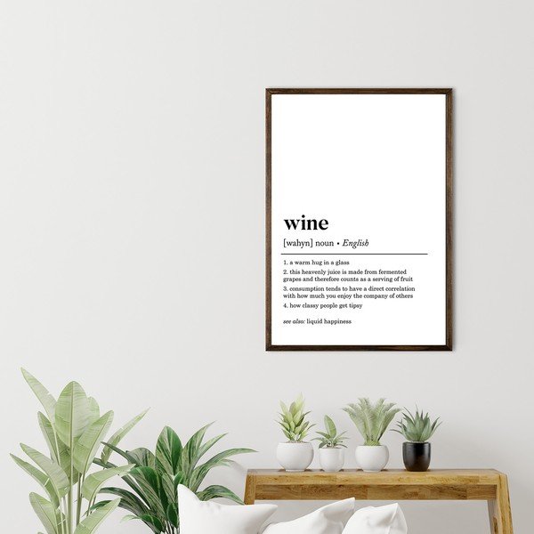 Slika 50x70 cm Wine – Wallity-image-1