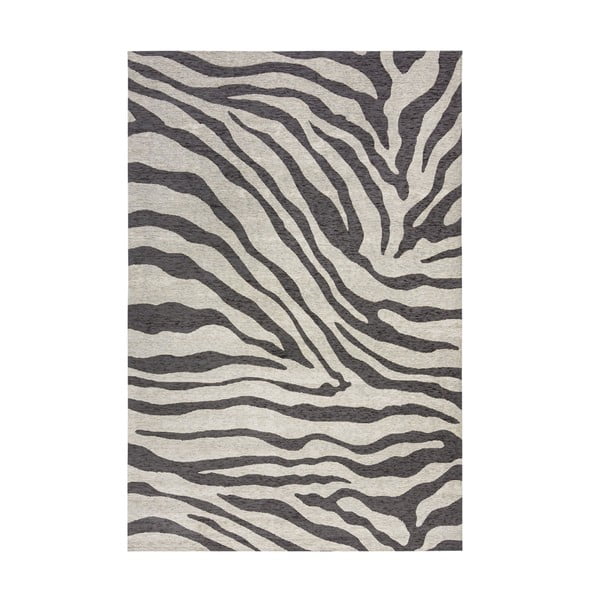 Črno-siva preproga Flair Rugs Zebra, 120 x 170 cm