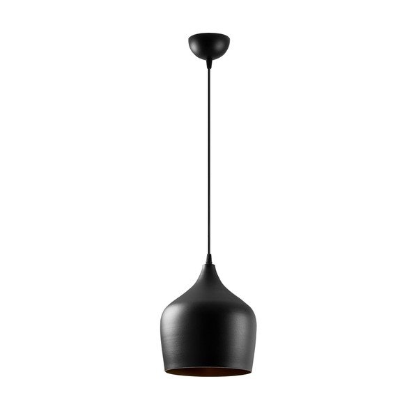 Črna viseča svetilka s kovinskim senčilom ø 22 cm Dodo – Opviq lights