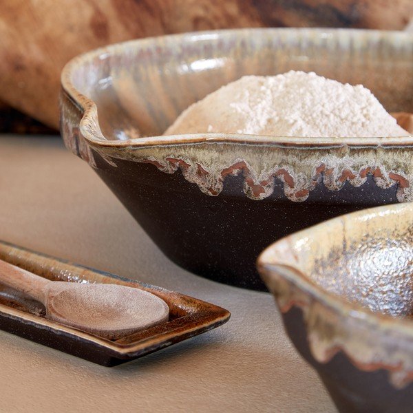 Temno rjava skleda iz kamenine Poterie – Casafina-image-1