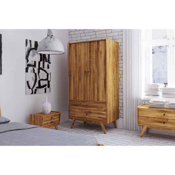 Hrastova omara 100x200 cm Retro - The Beds-image-1