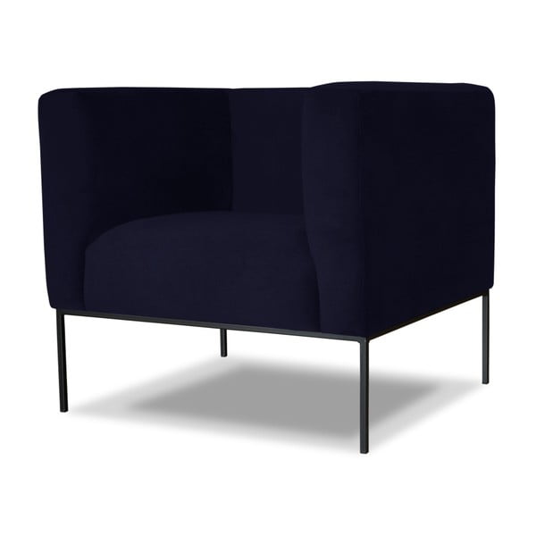 Temno moder fotelj Windsor & Co. Zofe Neptune-image-4