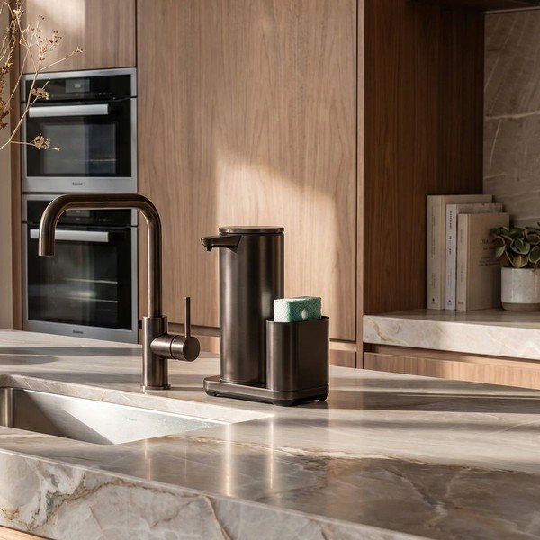 Kovinsko avtomatsko držalo za detergent v bronasti barvi – simplehuman-image-2