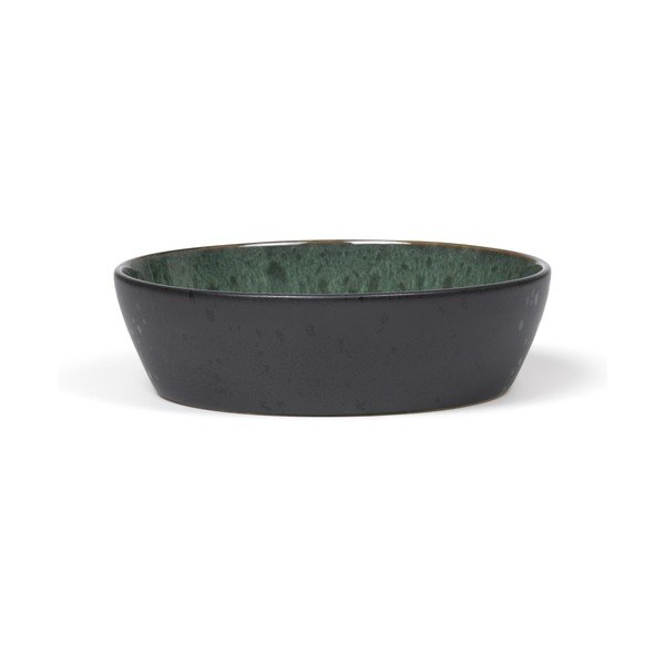 Zelena/črna skledica iz kamenine Gastro Green/Black – Bitz