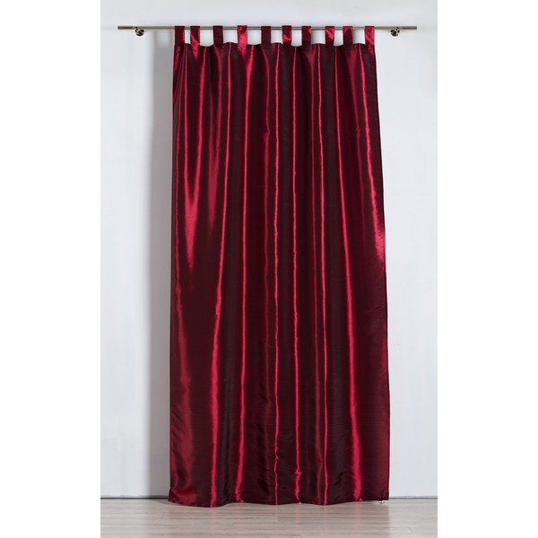 Bordo rdeča zavesa 140x245 cm Royal Taffeta – Mendola Fabrics-image-1