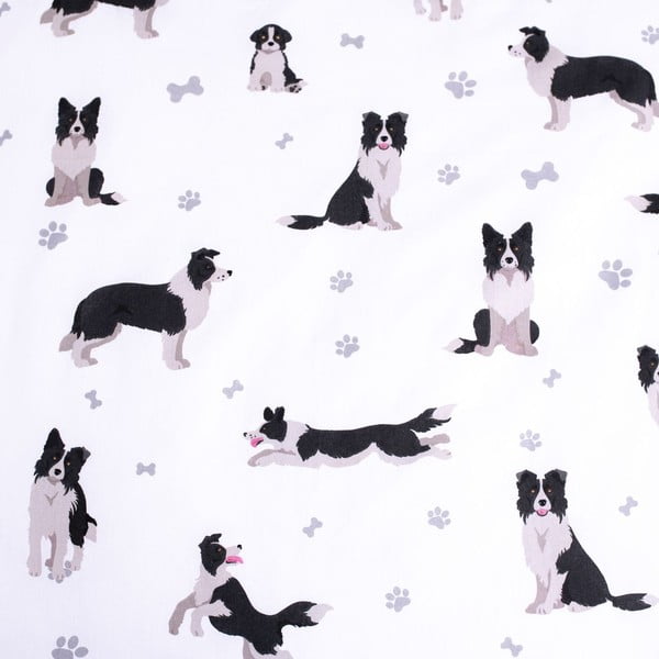 Enojna bombažna otroška posteljnina 140x200 cm Border Collie – Jerry Fabrics-image-3