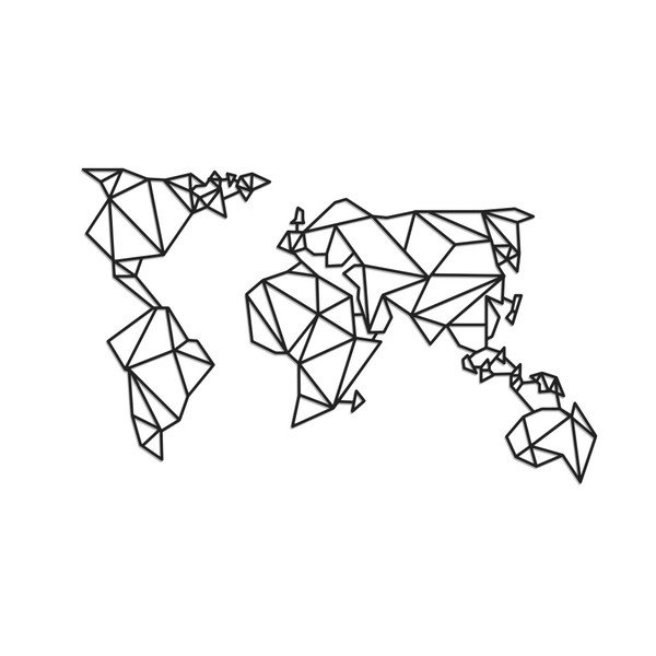 Stenska dekoracija Really Nice Things Worldmap-image-1