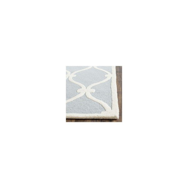 Modro-siva volnena preproga Safavieh Hugo, 182 x 121 cm-image-1