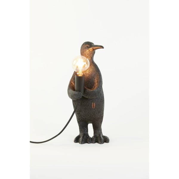 Črna namizna svetilka (višina 34 cm) Penguin - Light & Living-image-3