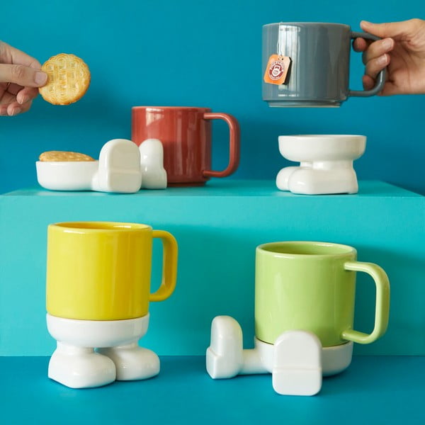 Komplet skodelice in podstavka Mr. Standy - Balvi-image-4