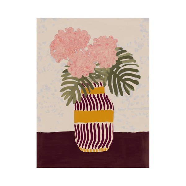 Slika 60x80 cm Striped Vase – Styler