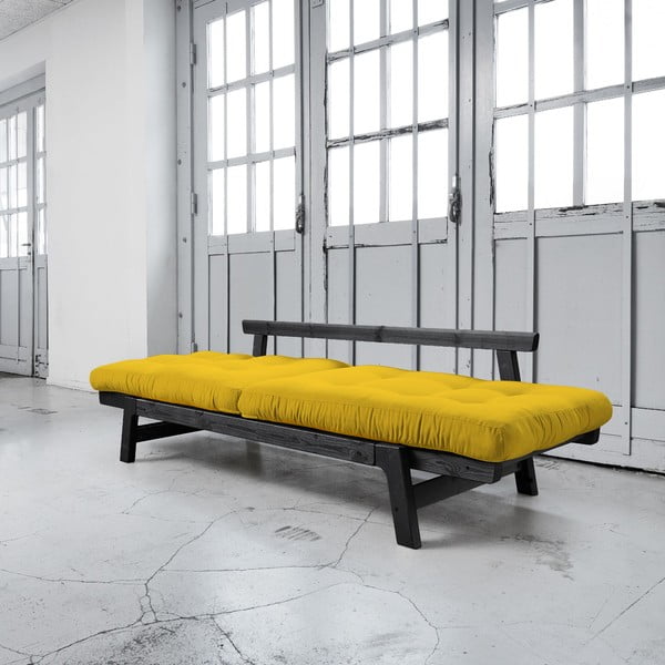 Raztegljiv kavč Karup Step Black/Amarillo-image-3