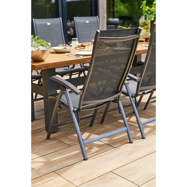 Temno siv kovinski vrtni stol Salvatore – Hartman-image-1