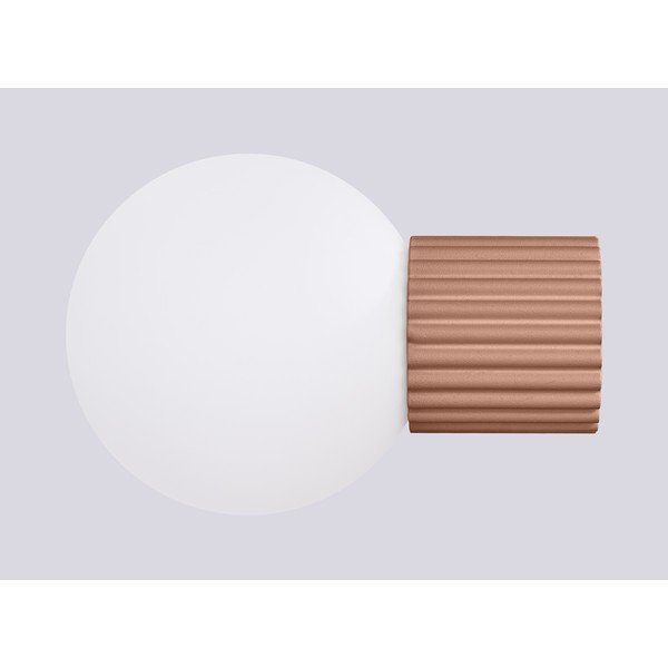 Svetlo rjava stenska svetilka ø 12 cm Orbital – Sollux-image-4