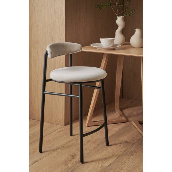 Bež kovinski barski stol (višina sedeža 66 cm) Doggi – Ellos Home-image-1