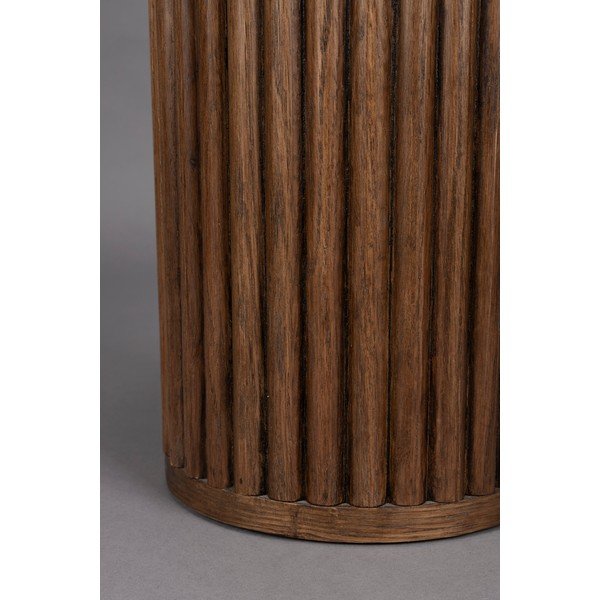 Okrogla stranska mizica s kamnito mizno ploščo ø 35 cm Arda – Dutchbone-image-3