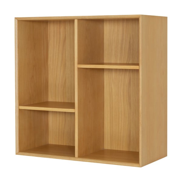 Sistem modularnih polic v hrastovem dekorju v naravni barvi 70x70 cm Z  – Tenzo-image-2