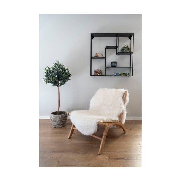 Kremno bel sintetičen tekač 60x180 cm – House Nordic-image-1