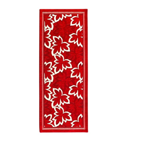 Rdeč tekač Floorita Maple, 55 x 115 cm