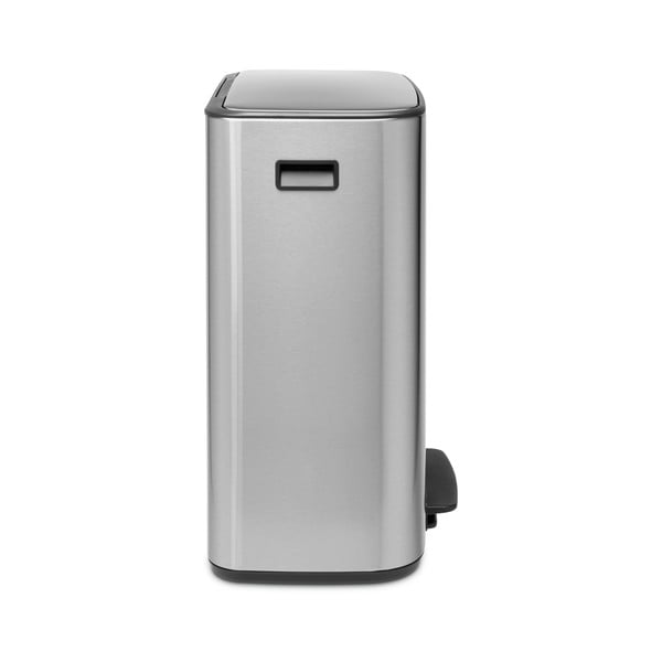 Jeklen koš za smeti s pedalom v mat srebrni barvi 60 l Bo – Brabantia-image-3
