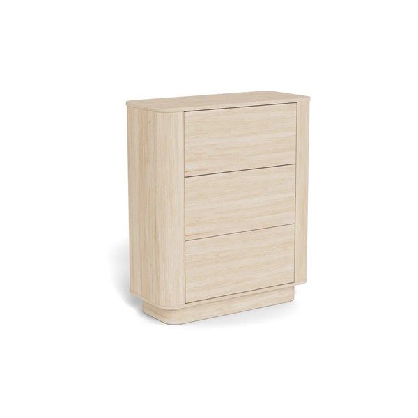Komoda v hrastovem dekorju v svetli naravni barvi 90x107x40 cm Atmore – Actona