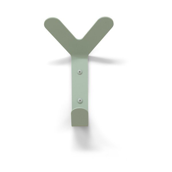 Prašno zelen jeklen stenski obešalnik Frondo – Spinder Design-image-2