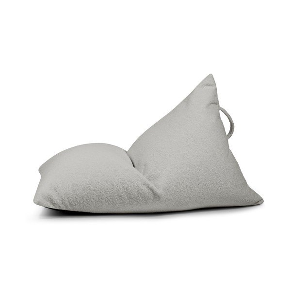 Svetlo siva otroška vreča za sedenje iz tkanine bouclé Razzy – SLOWDOWN