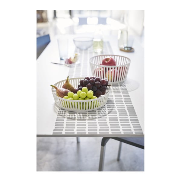 Bela skleda za sadje YAMAZAKI Tower, ⌀ 21,5 cm-image-4