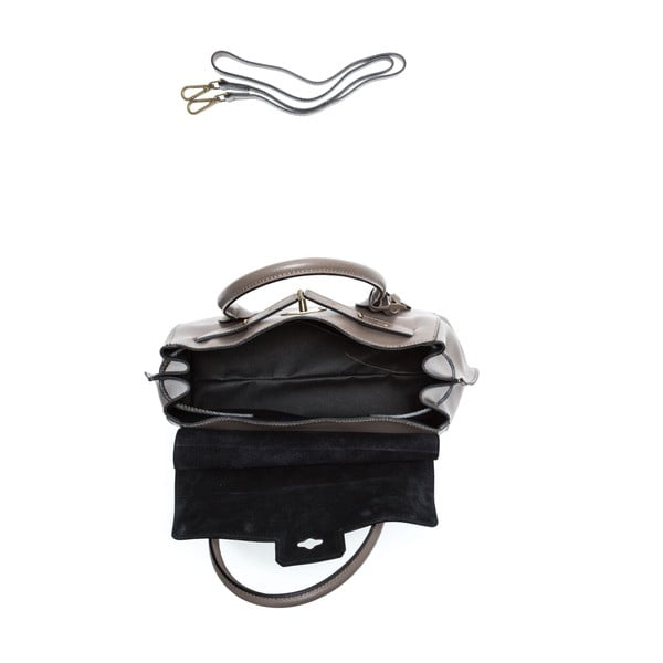 Sivo-rjava usnjena torbica Isabella Rhea št. 479-image-4