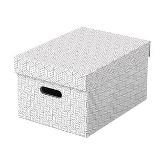 Komplet 3 belih škatlic za shranjevanje Esselte Home, 26,5 x 36,5 cm
