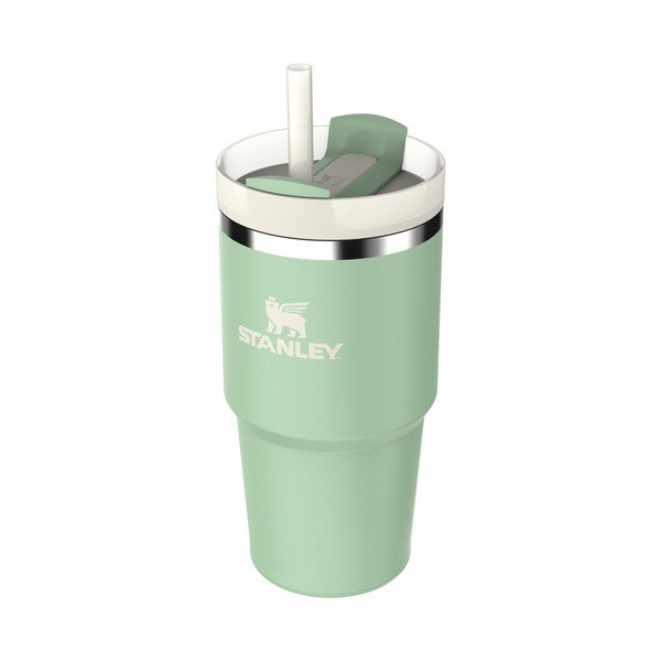 Žajbljevo zelena termovka s slamico iz nerjavečega jekla 600 ml Quencher H2.0 FlowState Tumbler Pistachio – Stanley-image-1