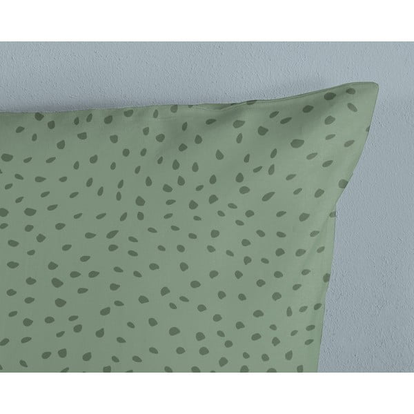 Zelena enojna bombažna otroška posteljnina 140x200 cm Thabo – Good Morning-image-3